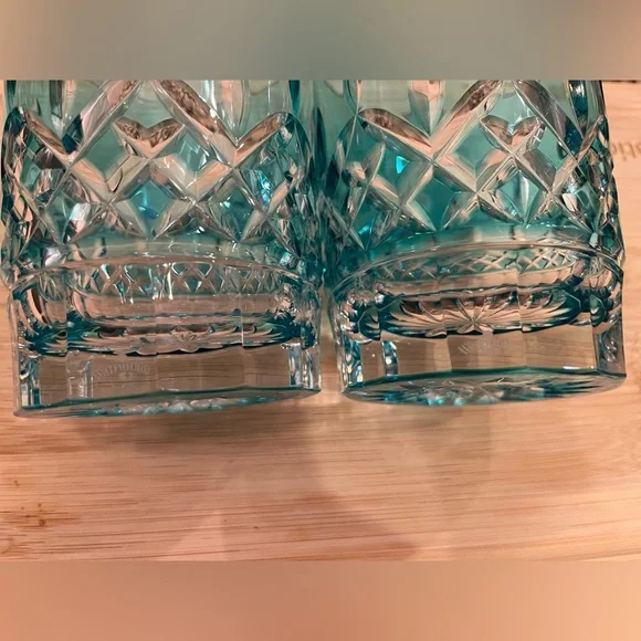 RARE Vintage Lismore Waterford Double Old Fashioned Rock Glass (Set of 2) - Picture 2 of 4